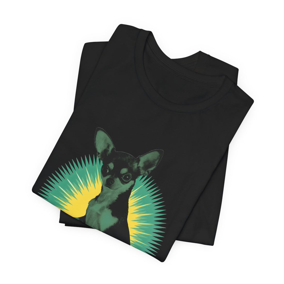 Black — Folded | Chihuahua 'The 5 LB Terror' Tee