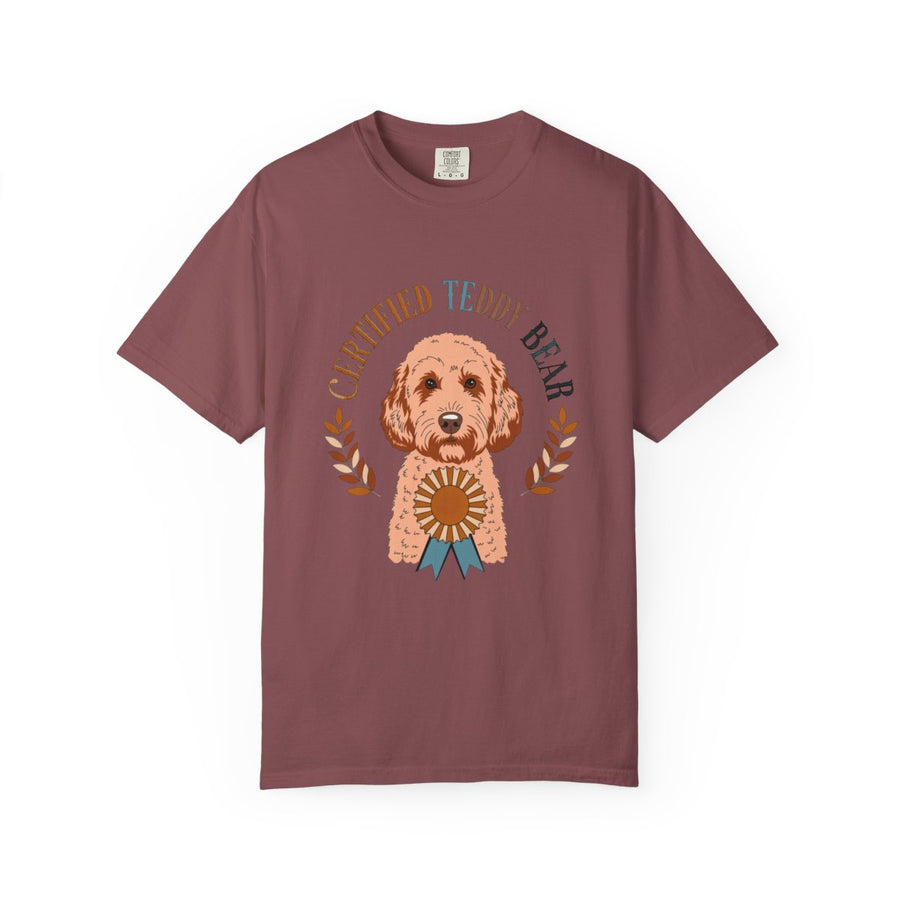 Cockapoo 'Certified Teddy Bear' Garment-Dyed Tee