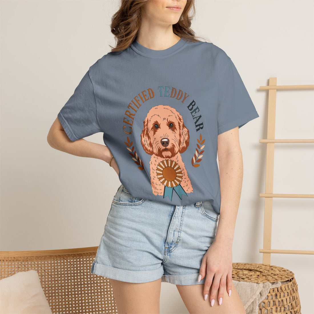 Blue Jean — Lifestyle | Cockapoo 'Certified Teddy Bear' Garment-Dyed Tee