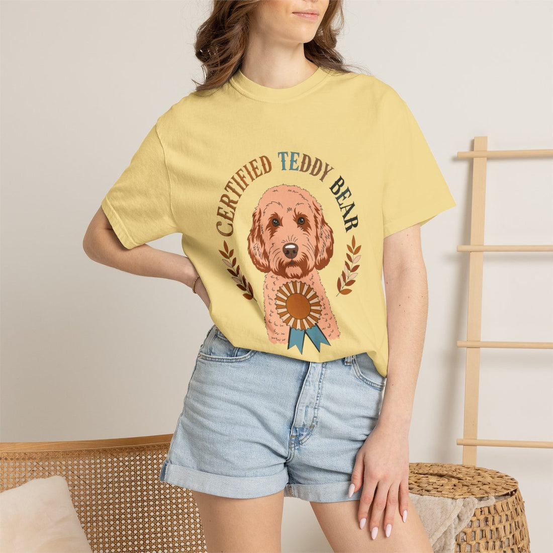 Butter — Lifestyle | Cockapoo 'Certified Teddy Bear' Garment-Dyed Tee