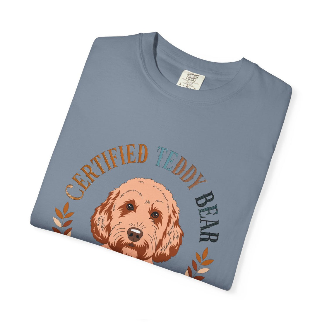 Blue Jean — Folded | Cockapoo 'Certified Teddy Bear' Garment-Dyed Tee