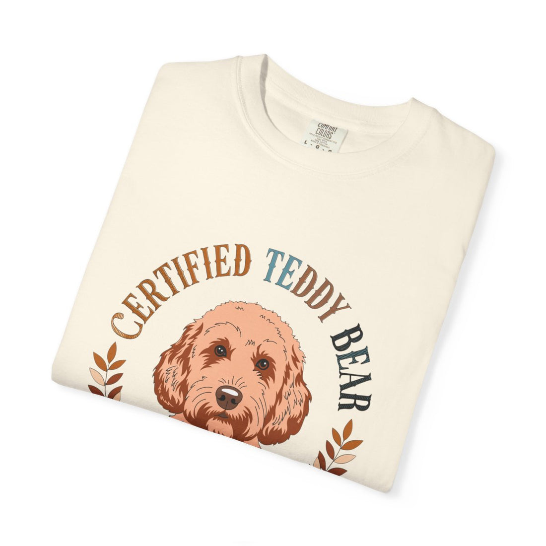 Ivory — Folded | Cockapoo 'Certified Teddy Bear' Garment-Dyed Tee