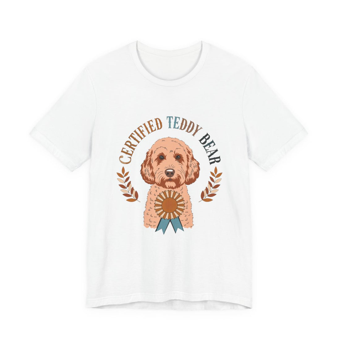 White — Front | Cockapoo 'Certified Teddy Bear' Tee
