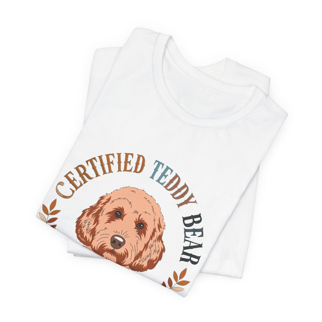 White — Folded | Cockapoo 'Certified Teddy Bear' Tee