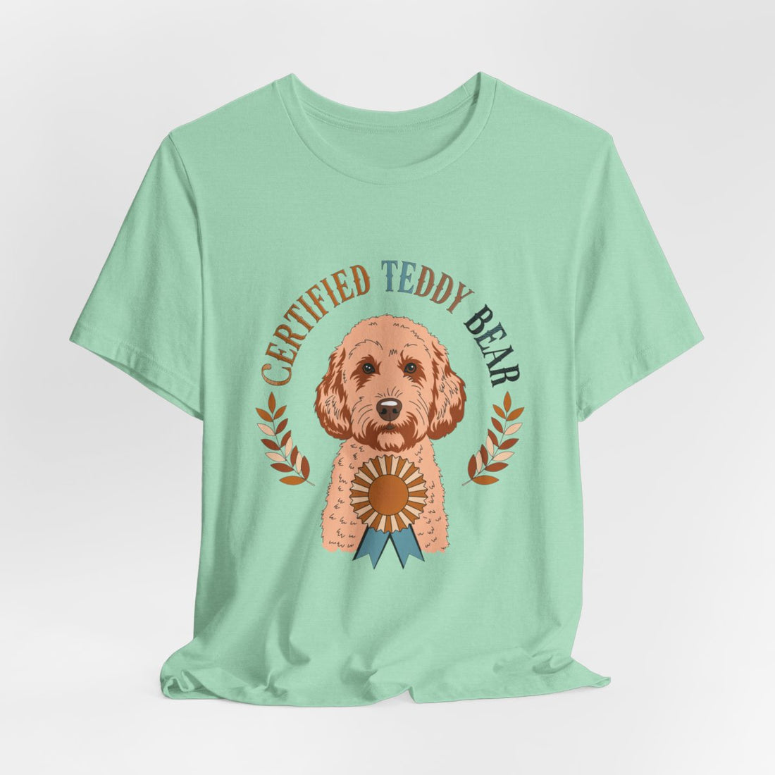 Heather Mint — Hanging | Cockapoo 'Certified Teddy Bear' Tee