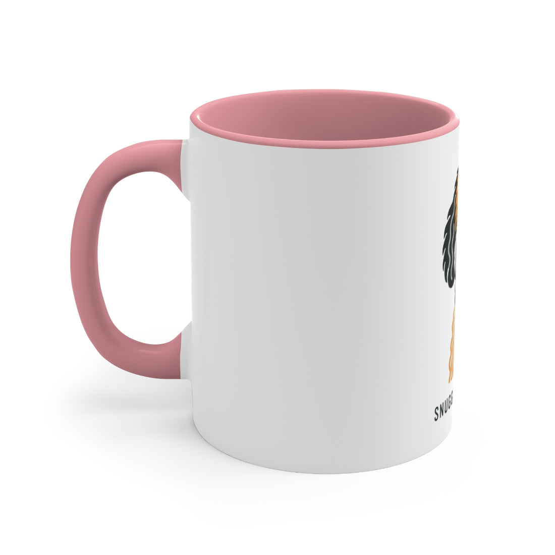 Pink — Left side | Cockapoo Snuggle Supervisor Accent Mug