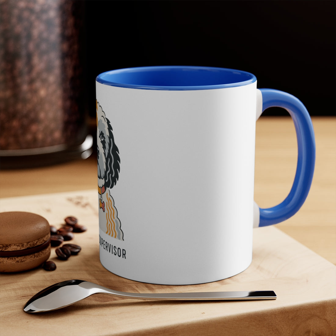 Blue — Lifestyle | Cockapoo Snuggle Supervisor Accent Mug
