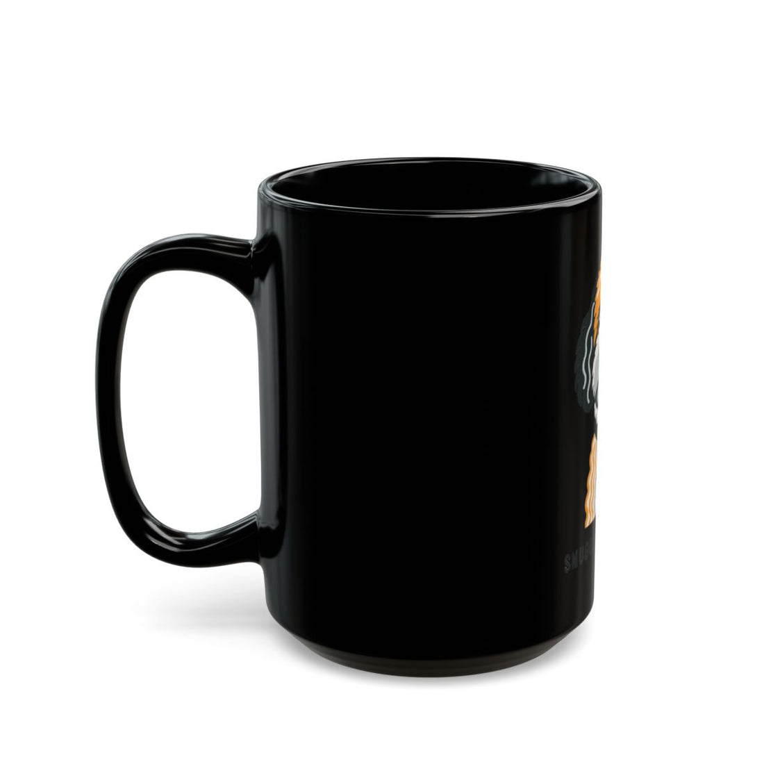 15oz — Left side | Cockapoo Snuggle Supervisor Black Mug