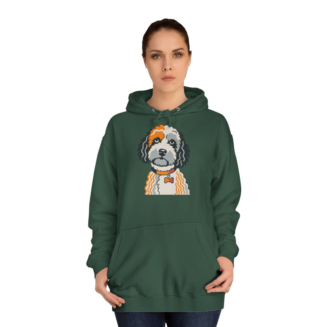 Bottle Green — Lifestyle | Cockapoo Snuggle Supervisor Hoodie