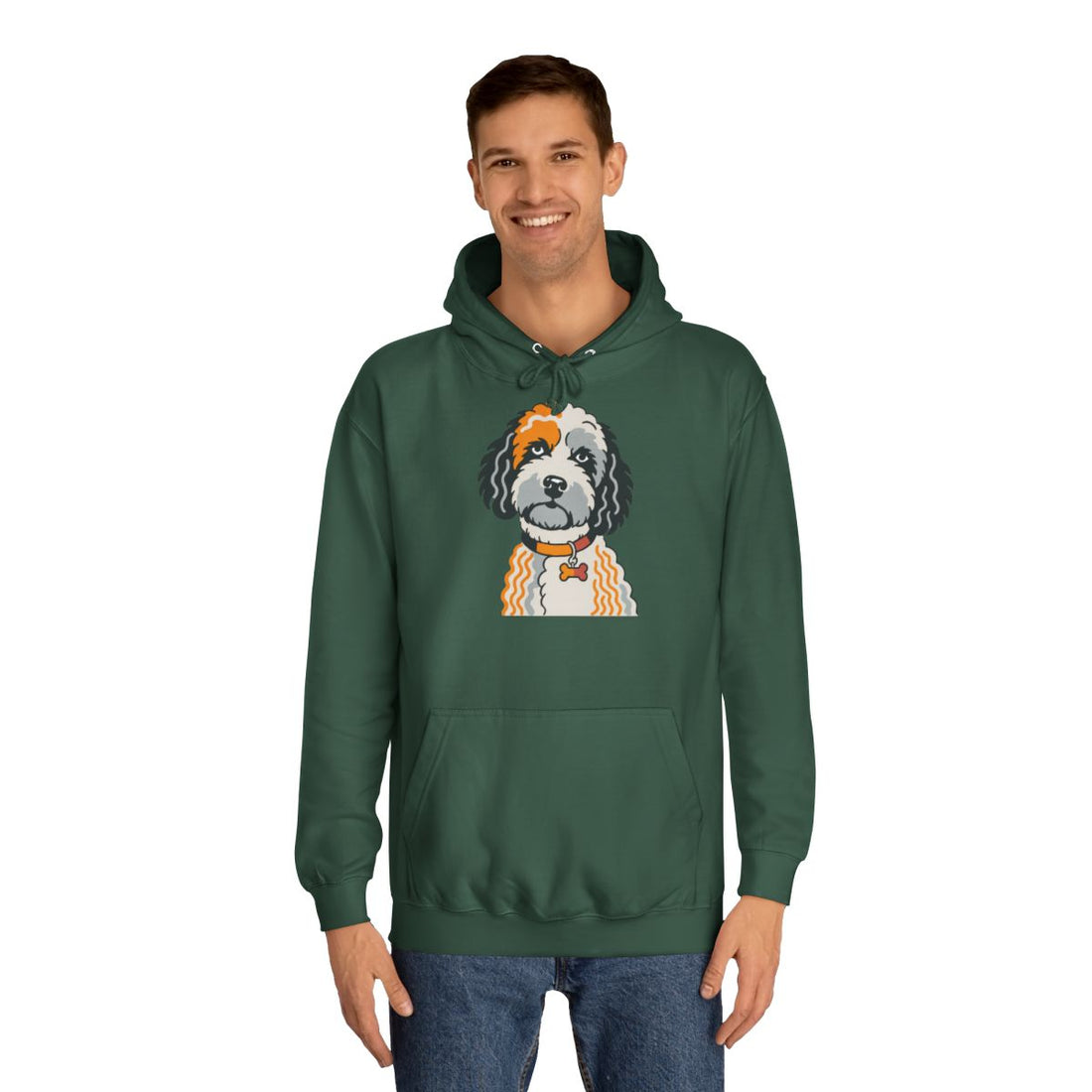Bottle Green — Lifestyle | Cockapoo Snuggle Supervisor Hoodie