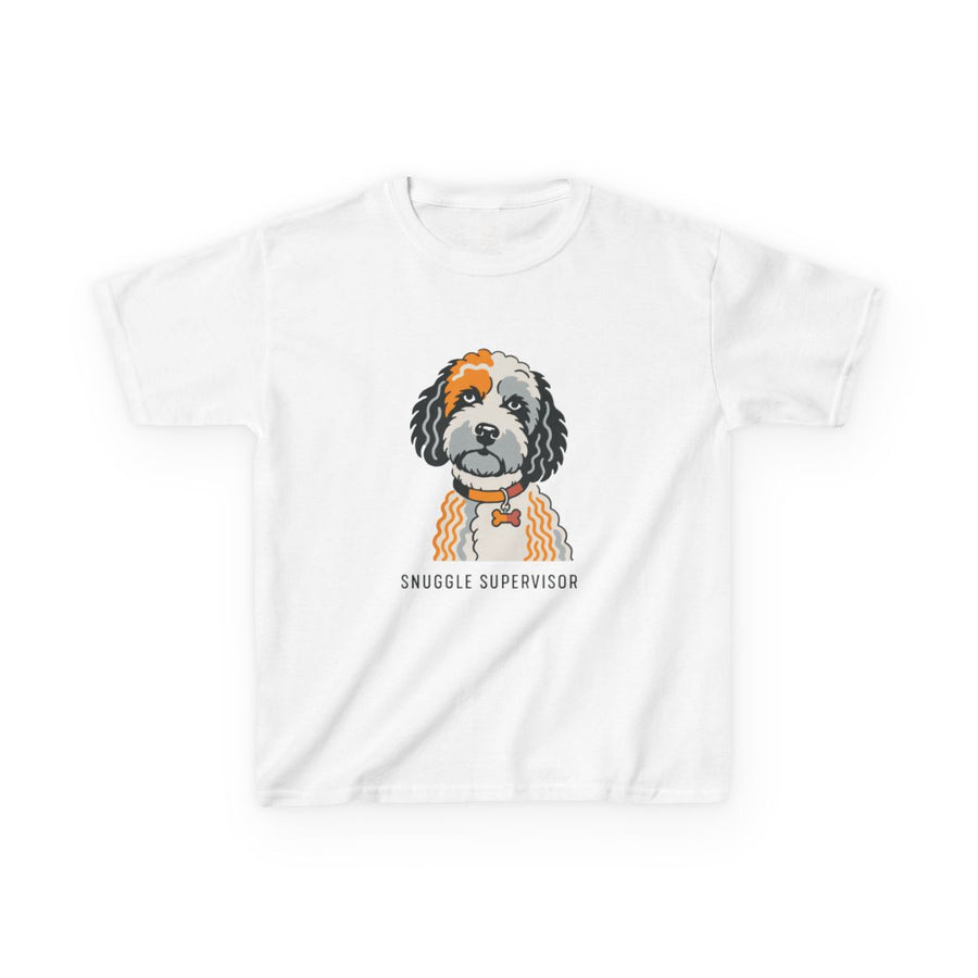 Cockapoo Snuggle Supervisor Kids Tee
