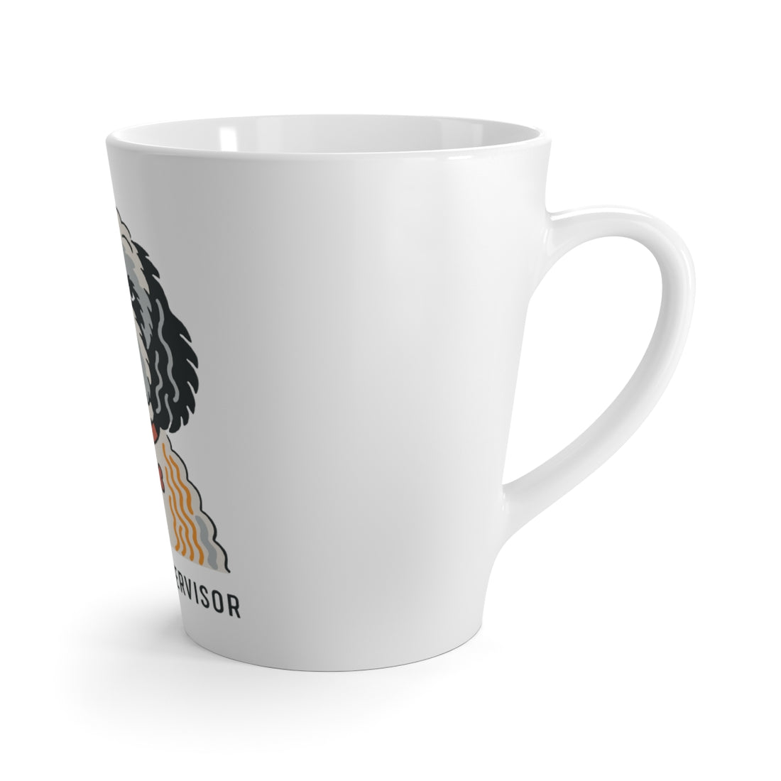 Right side | Cockapoo Snuggle Supervisor Latte Mug