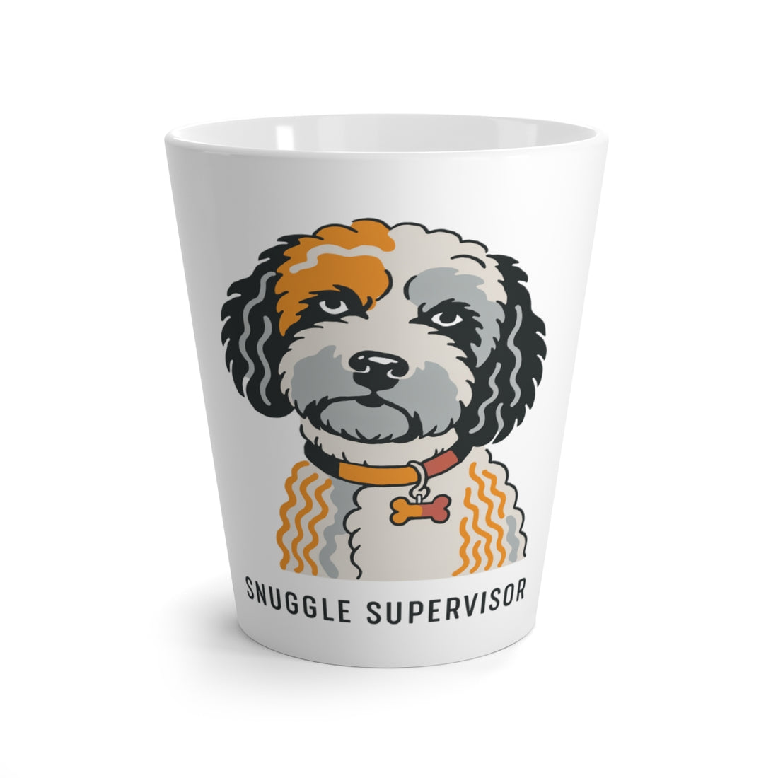 Front | Cockapoo Snuggle Supervisor Latte Mug