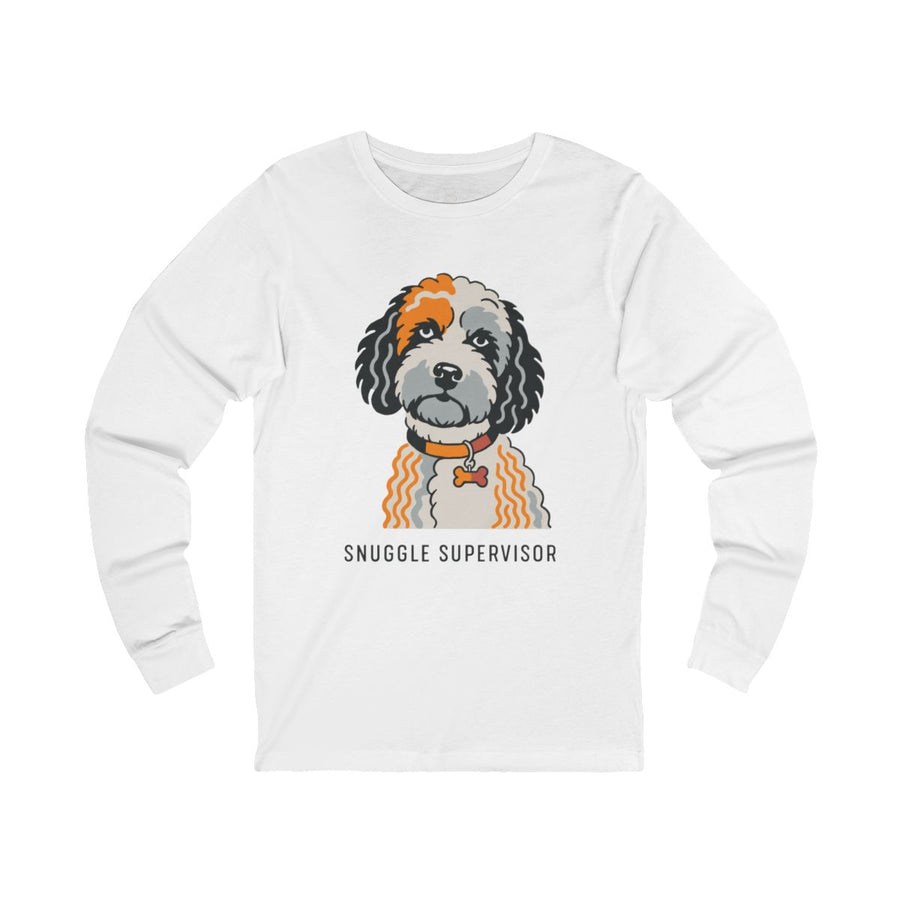 Cockapoo Snuggle Supervisor Long Sleeve Tee