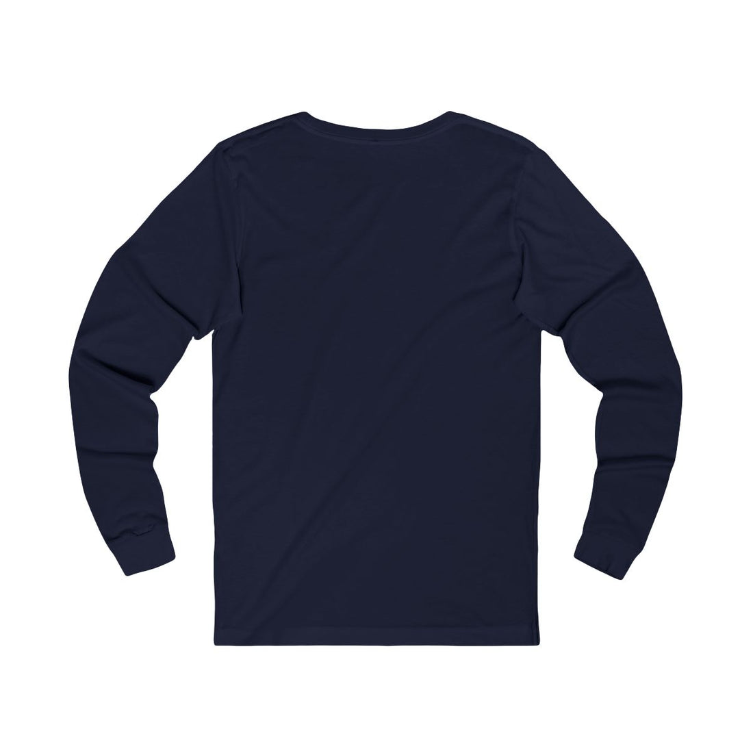 Navy — Back | Cockapoo Snuggle Supervisor Long Sleeve Tee