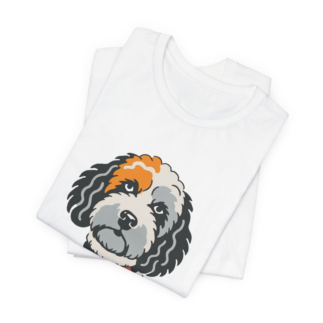 White — Folded | Cockapoo Snuggle Supervisor Men's Tee