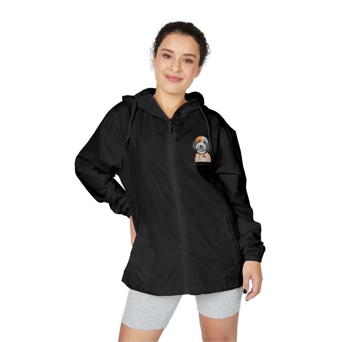 Black — Lifestyle | Cockapoo Snuggle Supervisor Windbreaker