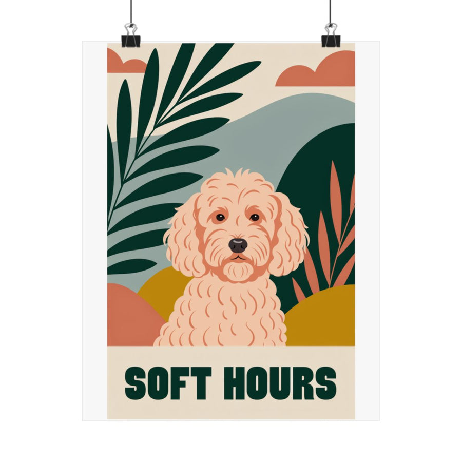 Cockapoo Soft Hours Wall Art Poster