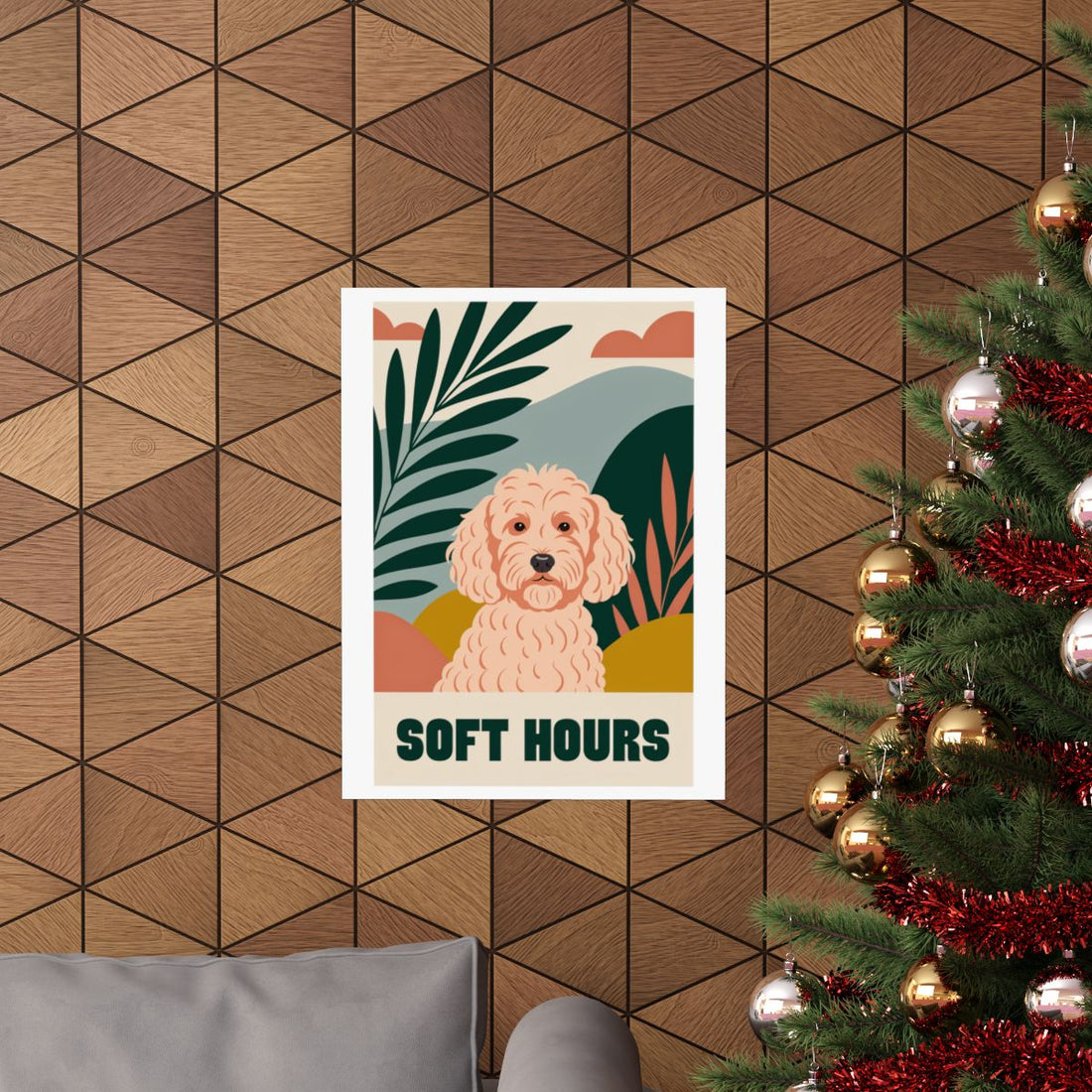 18″ x 24″ — Lifestyle | Cockapoo Soft Hours Wall Art Poster