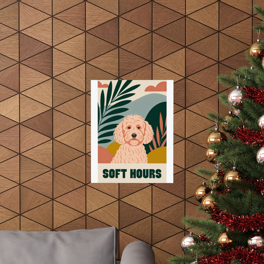 16″ x 20″ — Lifestyle | Cockapoo Soft Hours Wall Art Poster