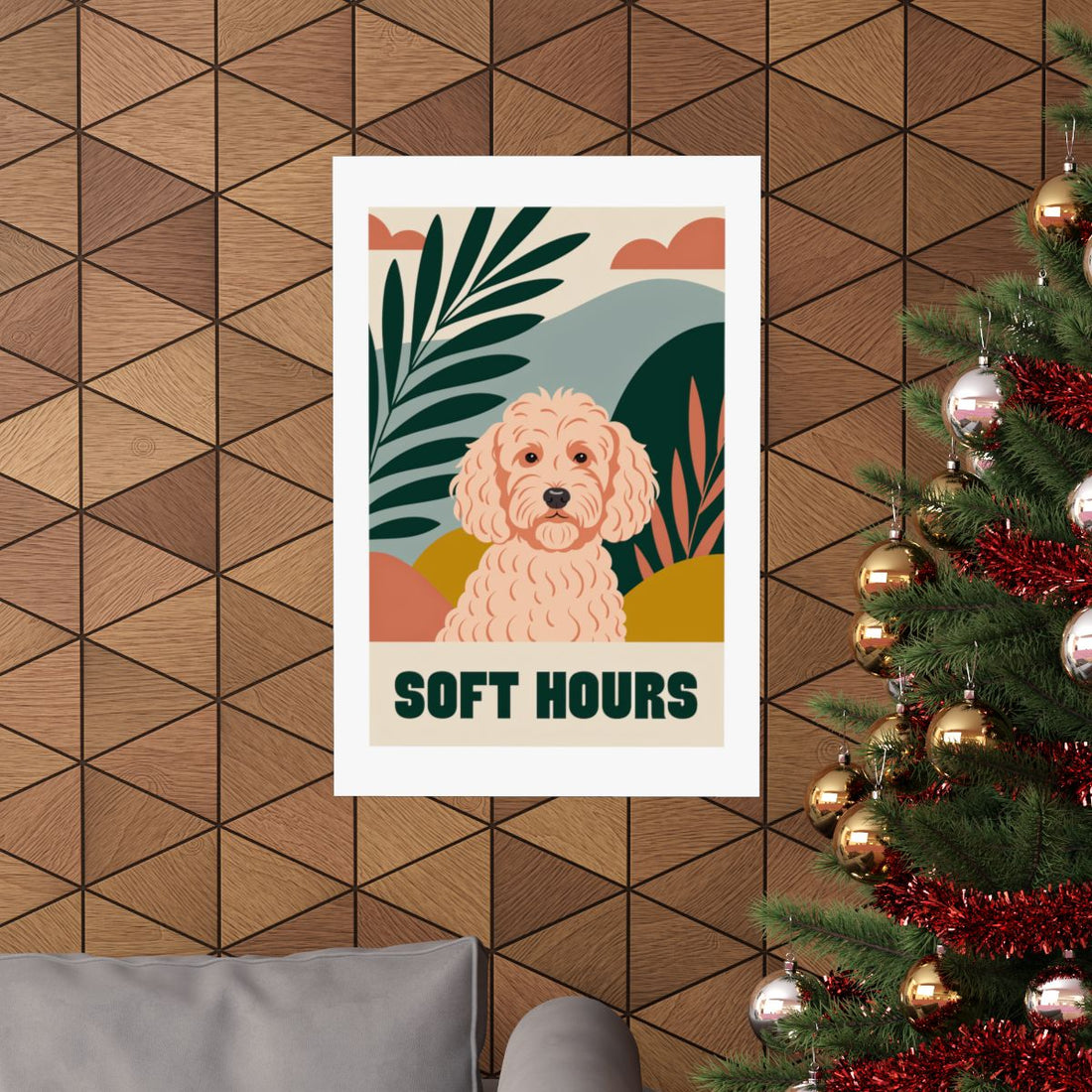 20″ x 30″ — Lifestyle | Cockapoo Soft Hours Wall Art Poster