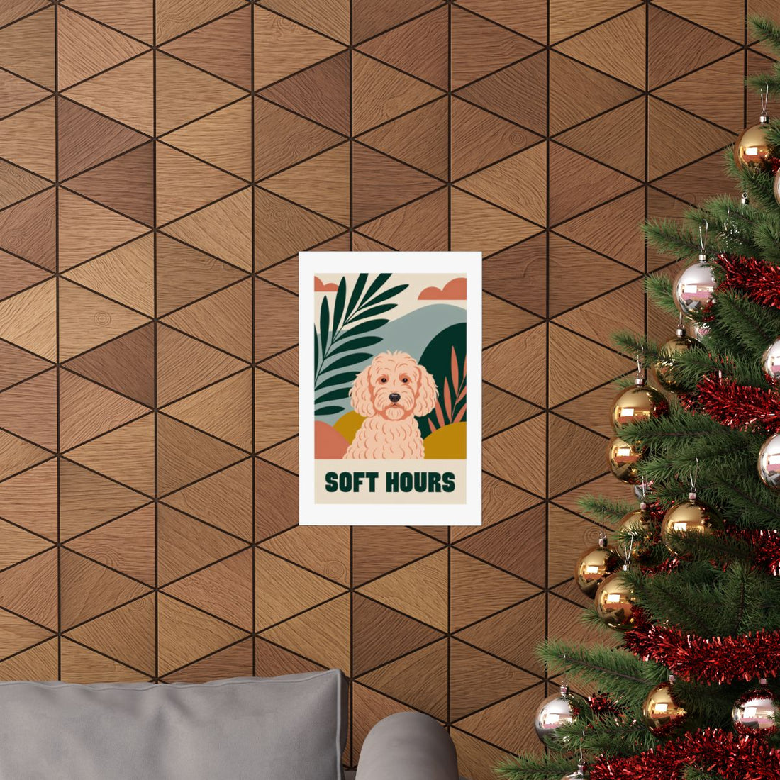 12″ x 18″ — Lifestyle | Cockapoo Soft Hours Wall Art Poster