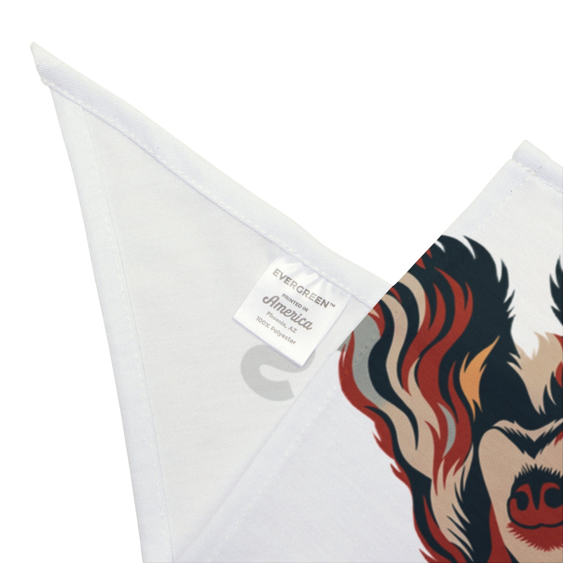 27" × 13" — Detail | Cocker Spaniel Ear Goddess Bandana