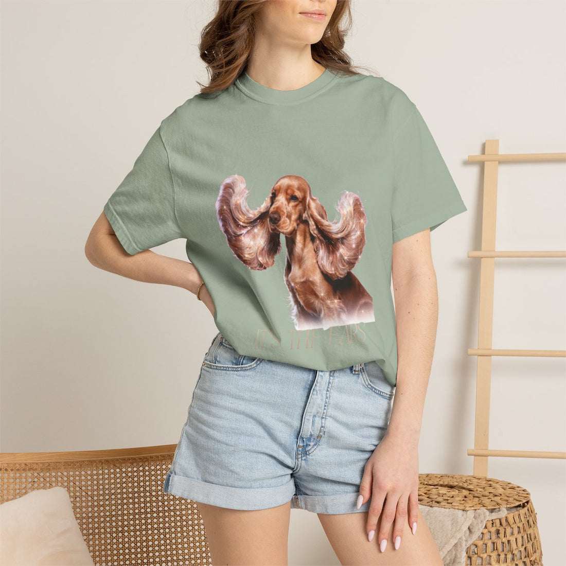 Bay — Lifestyle | Cocker Spaniel 'It'S The Ears' Garment-Dyed Tee