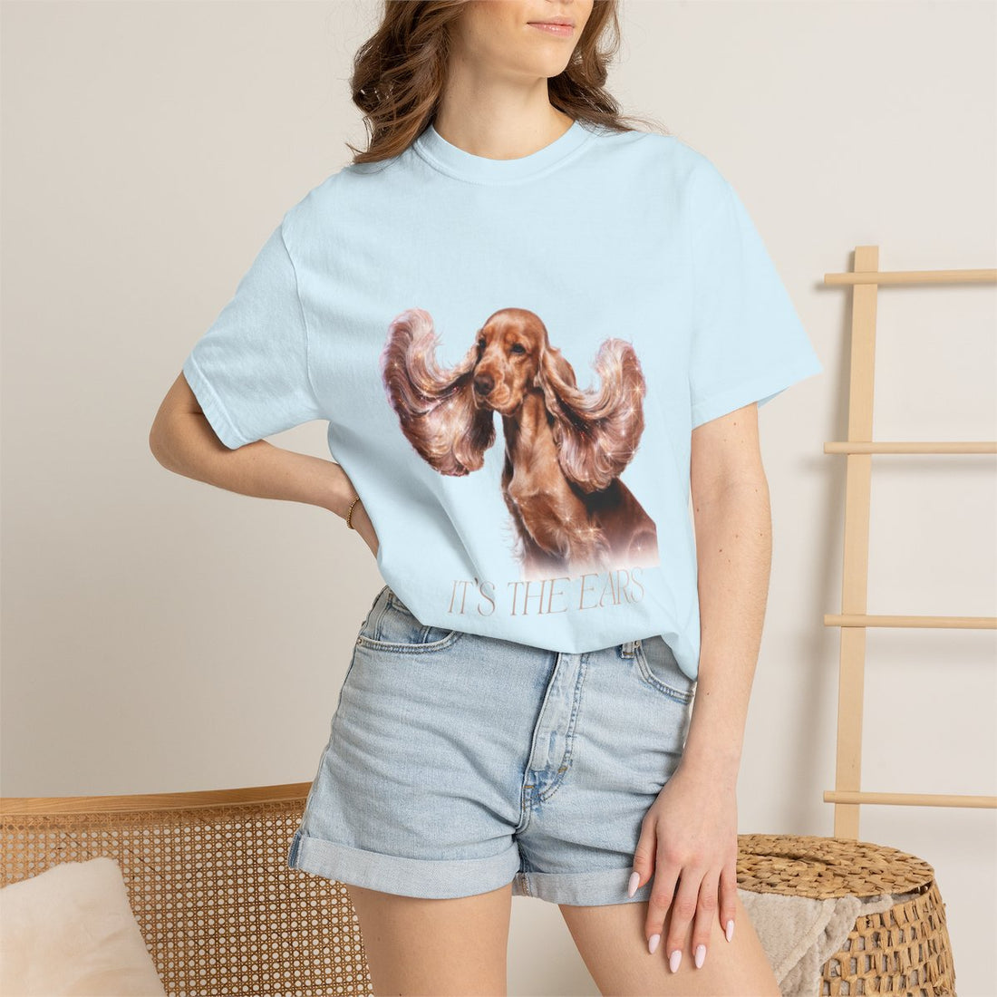 Chambray — Lifestyle | Cocker Spaniel 'It'S The Ears' Garment-Dyed Tee