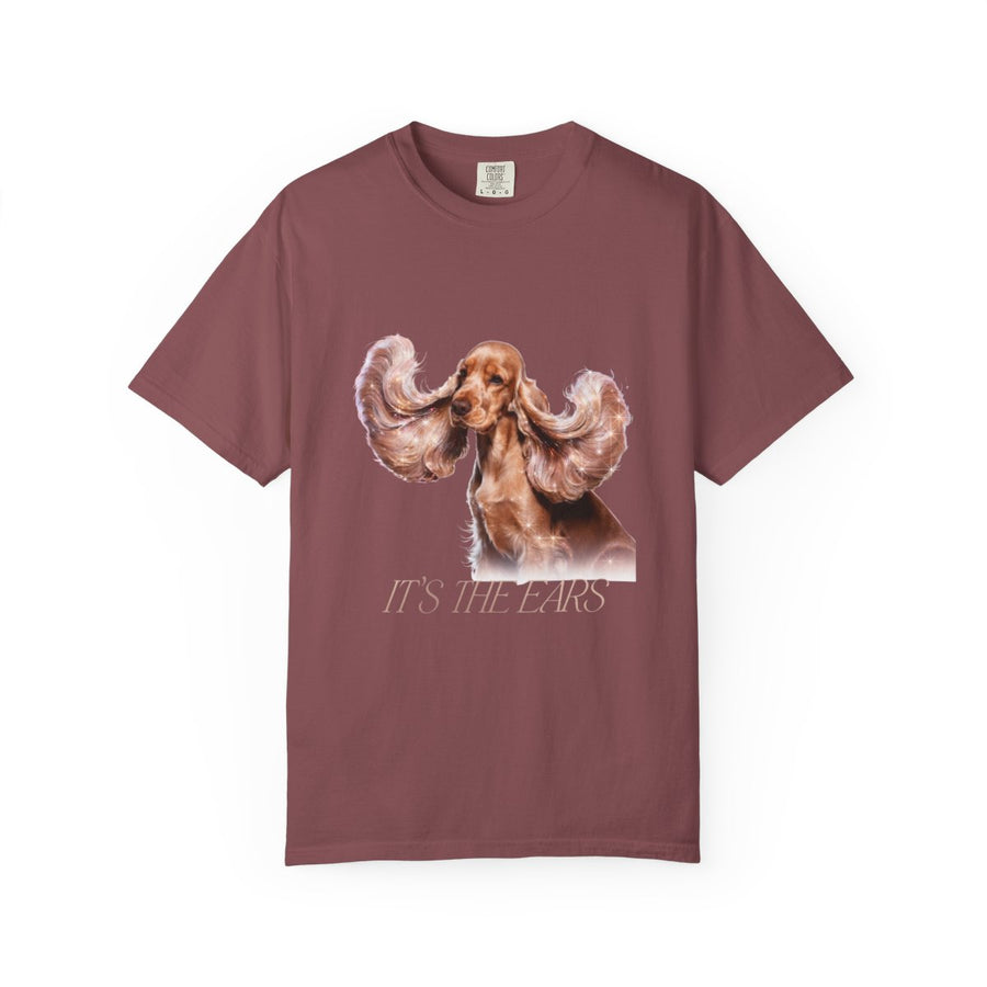 Cocker Spaniel 'It'S The Ears' Garment-Dyed Tee
