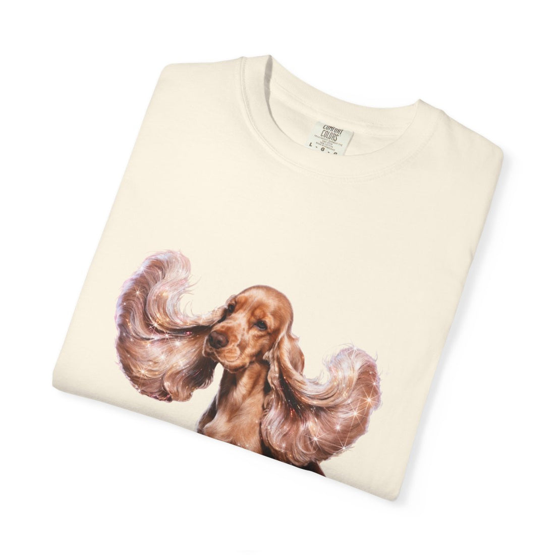 Ivory — Folded | Cocker Spaniel 'It'S The Ears' Garment-Dyed Tee