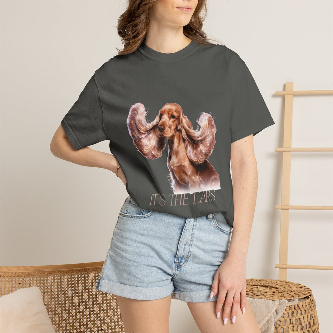Pepper — Lifestyle | Cocker Spaniel 'It'S The Ears' Garment-Dyed Tee