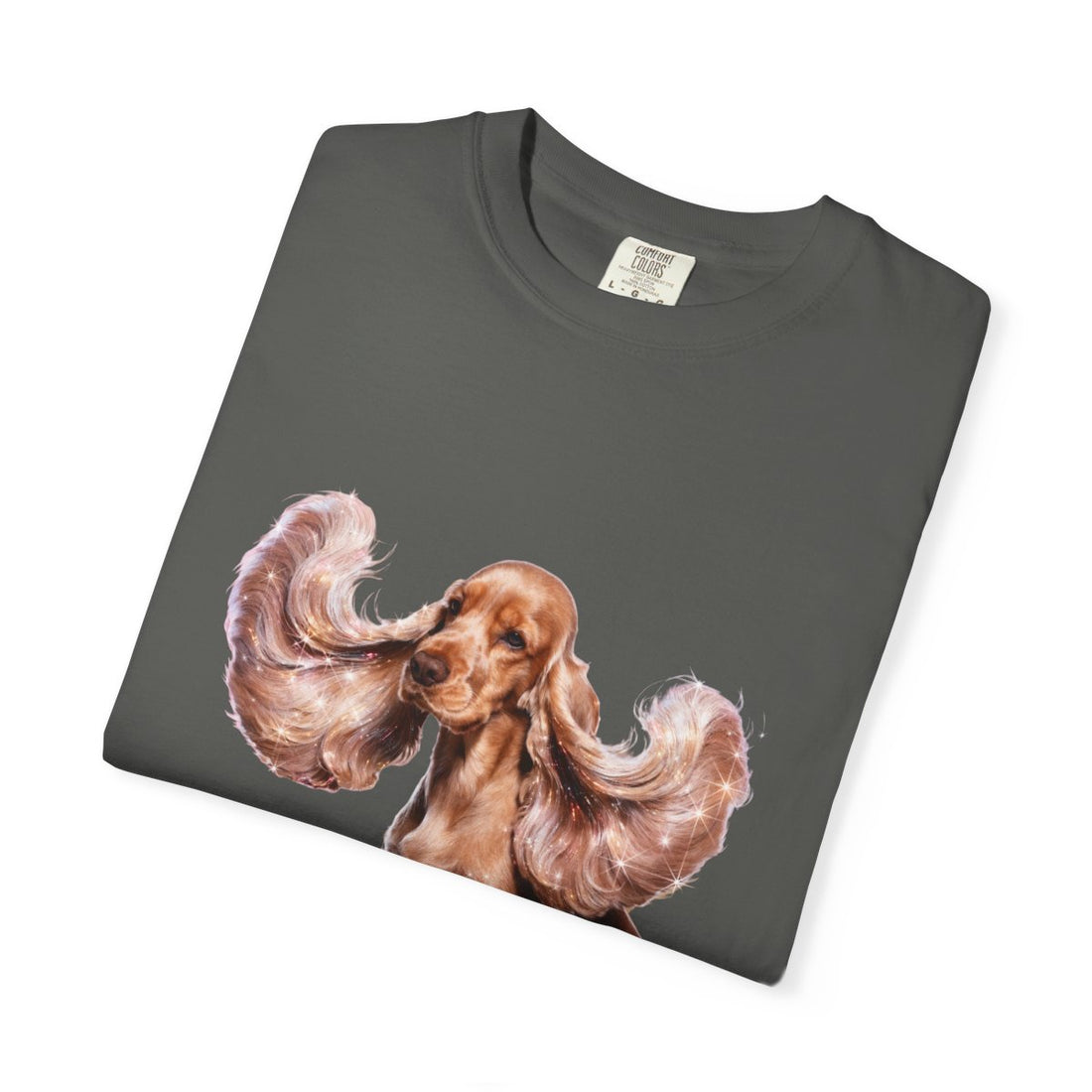 Pepper — Folded | Cocker Spaniel 'It'S The Ears' Garment-Dyed Tee