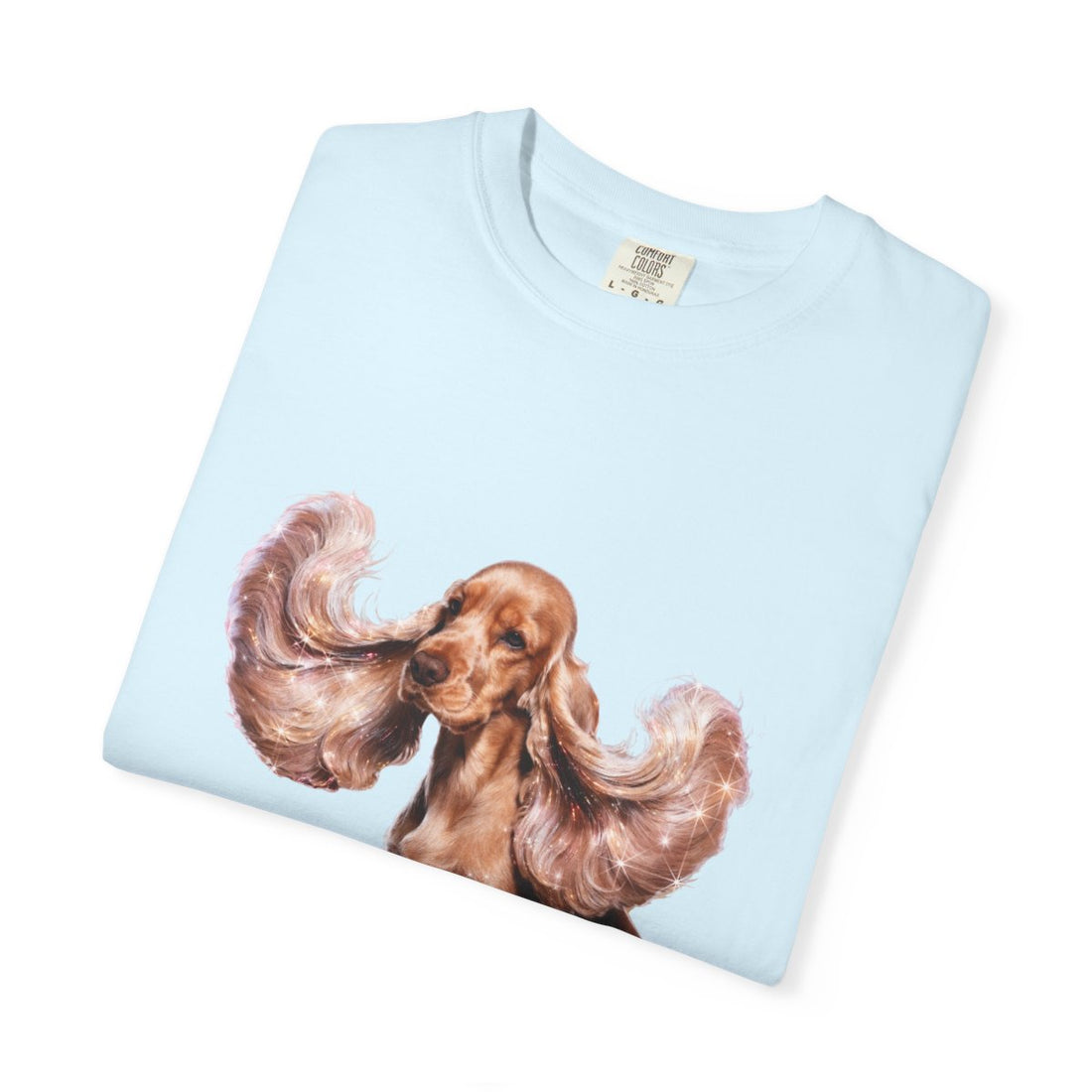 Chambray — Folded | Cocker Spaniel 'It'S The Ears' Garment-Dyed Tee