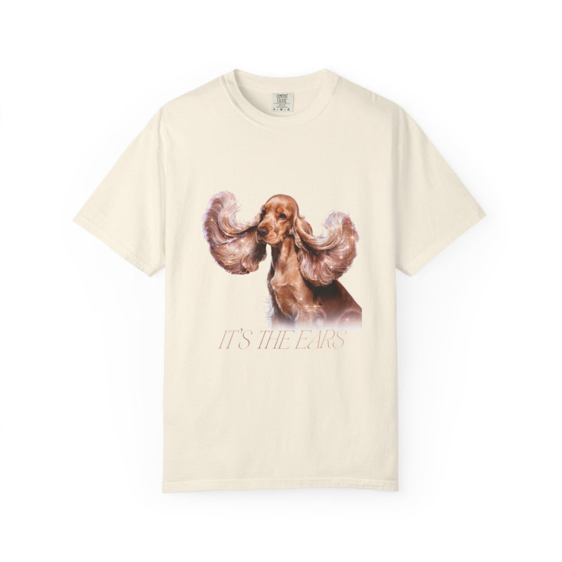 Ivory — Front | Cocker Spaniel 'It'S The Ears' Garment-Dyed Tee
