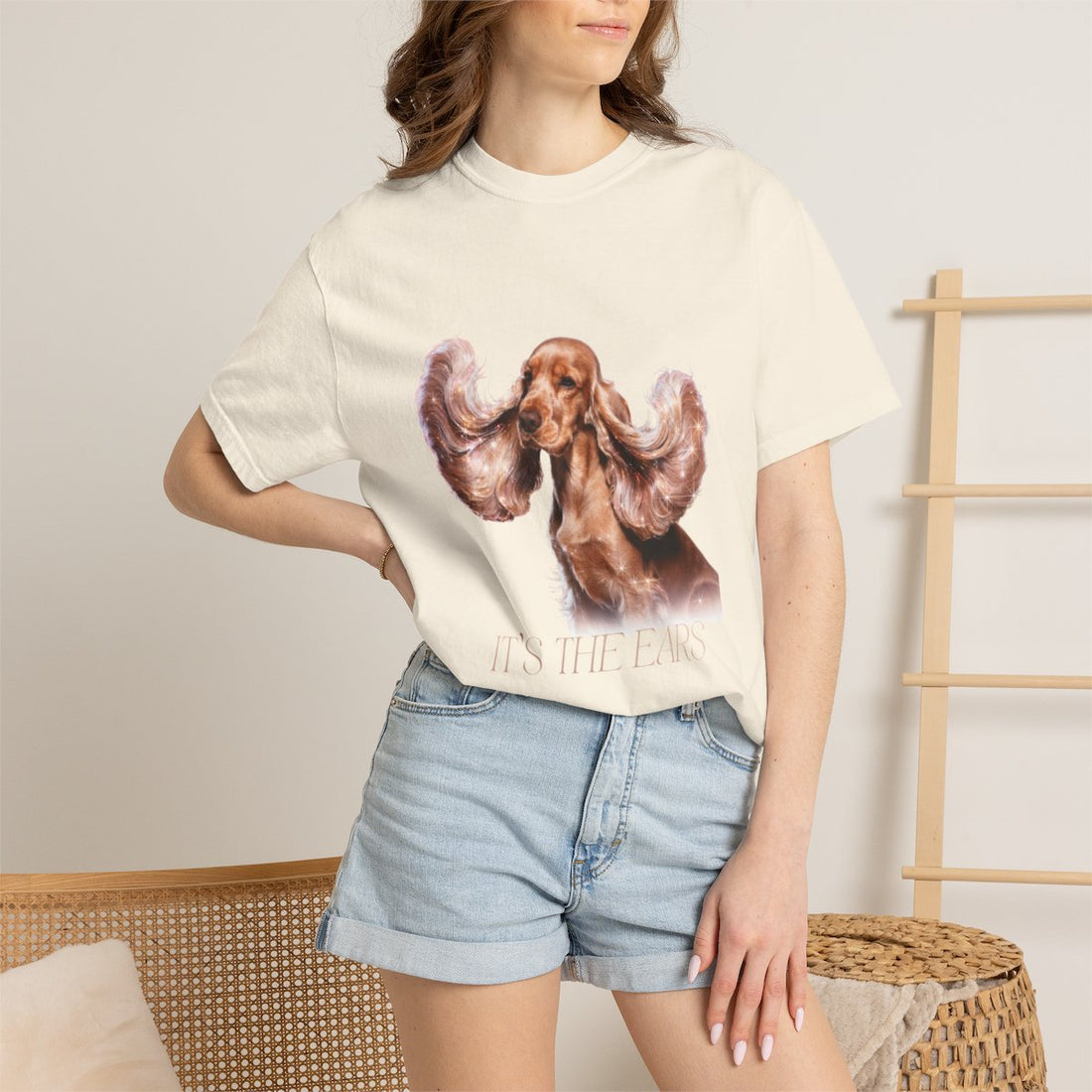 Ivory — Lifestyle | Cocker Spaniel 'It'S The Ears' Garment-Dyed Tee