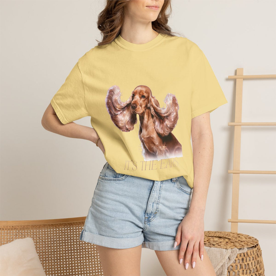 Butter — Lifestyle | Cocker Spaniel 'It'S The Ears' Garment-Dyed Tee