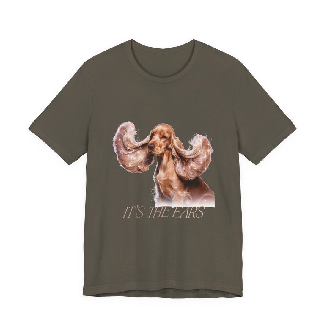 Army — Front | Cocker Spaniel 'It'S The Ears' Tee