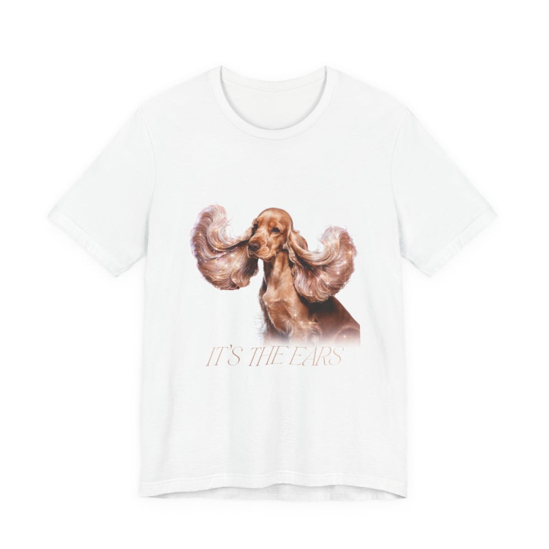 White — Front | Cocker Spaniel 'It'S The Ears' Tee