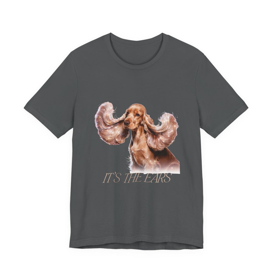 Asphalt — Front | Cocker Spaniel 'It'S The Ears' Tee