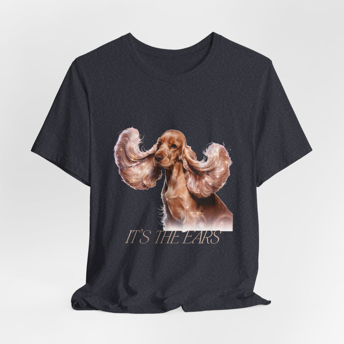 Heather Navy — Hanging | Cocker Spaniel 'It'S The Ears' Tee