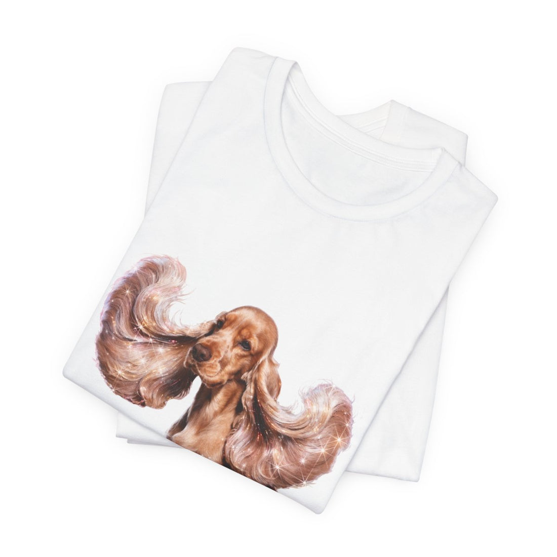 White — Folded | Cocker Spaniel 'It'S The Ears' Tee