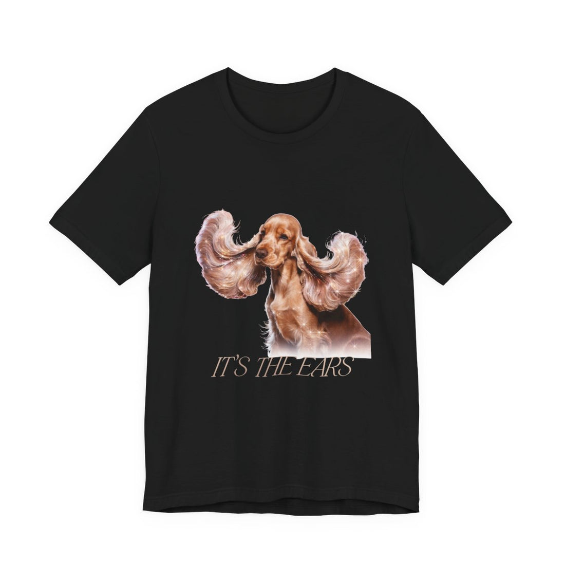 Black — Front | Cocker Spaniel 'It'S The Ears' Tee