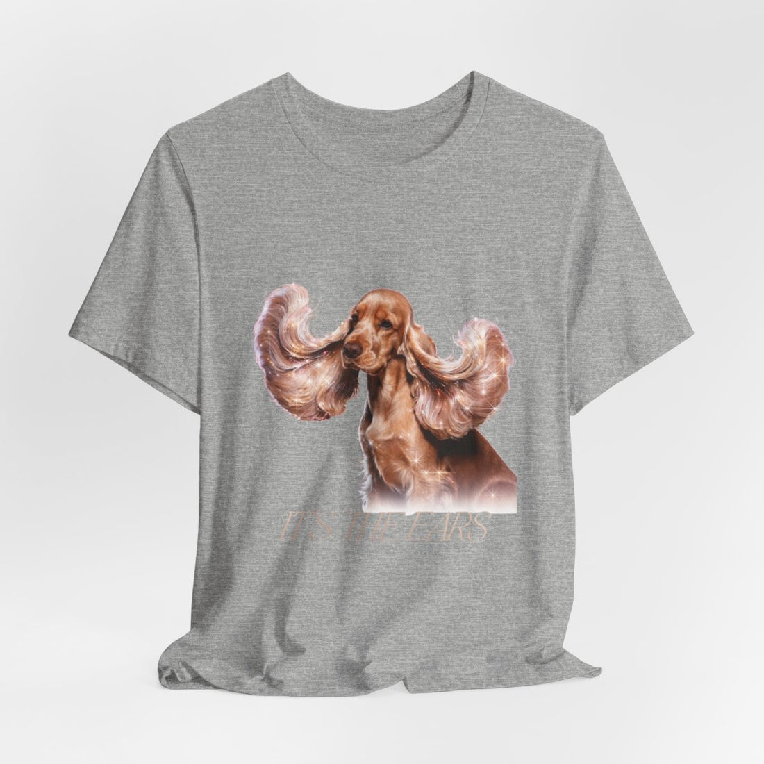 Athletic Heather — Hanging | Cocker Spaniel 'It'S The Ears' Tee