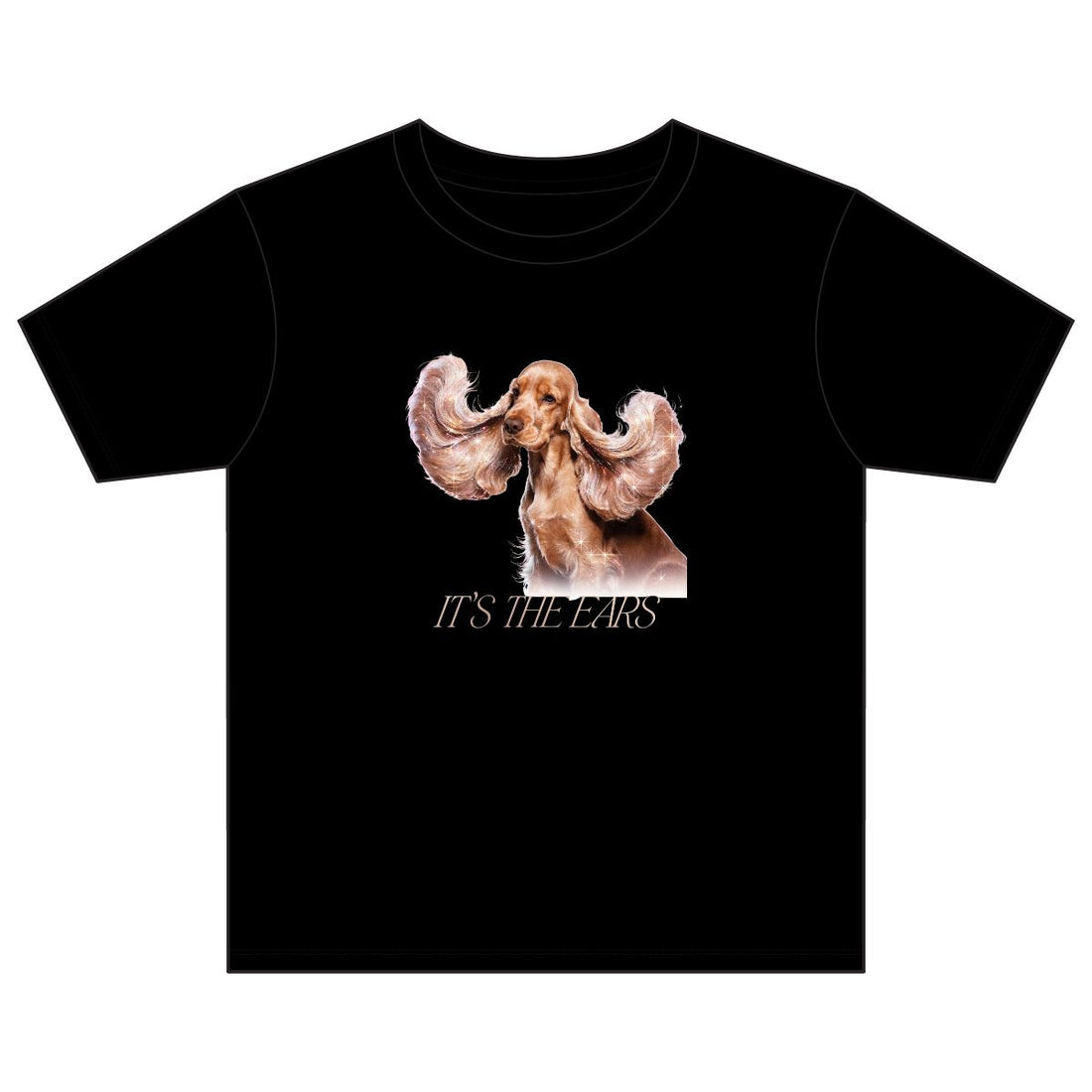 Black — Front | Cocker Spaniel 'It'S The Ears' Youth Tee