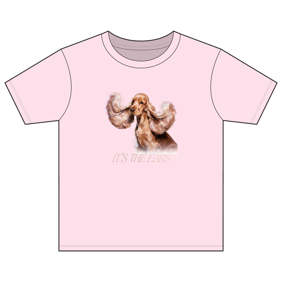 Light Pink — Front | Cocker Spaniel 'It'S The Ears' Youth Tee