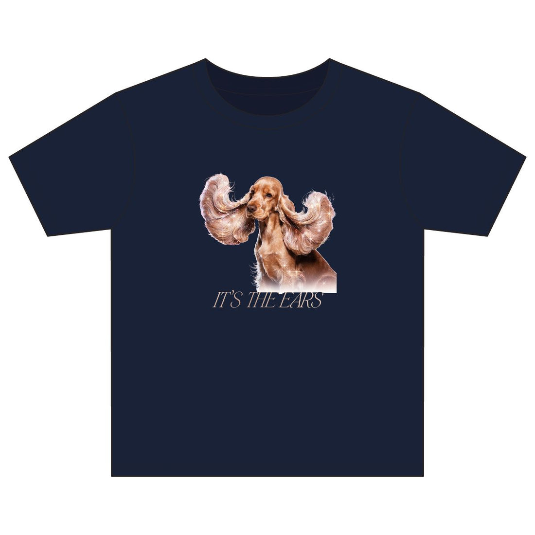 Navy — Front | Cocker Spaniel 'It'S The Ears' Youth Tee
