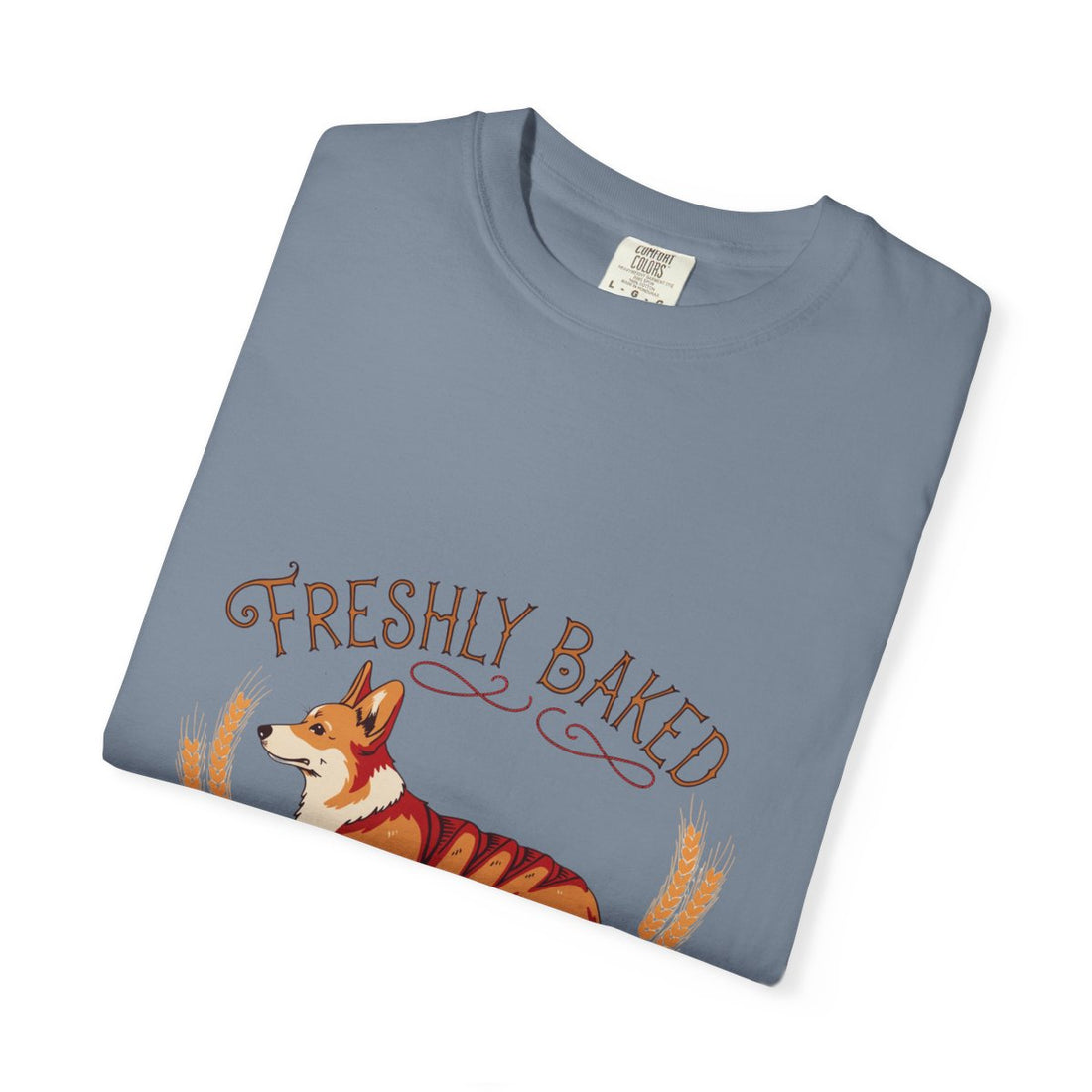 Blue Jean — Folded | Corgi 'Freshly Baked' Garment-Dyed Tee