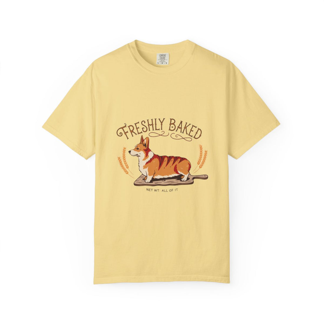 Butter — Front | Corgi 'Freshly Baked' Garment-Dyed Tee