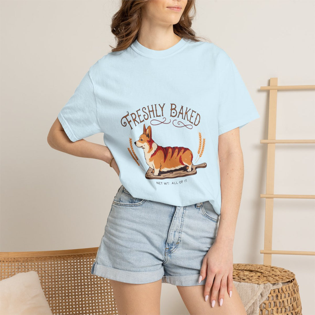 Chambray — Lifestyle | Corgi 'Freshly Baked' Garment-Dyed Tee